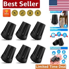 Essential 6 Pcs Grip Tips for Hiking Poles – Lightweight and Safe Replacement