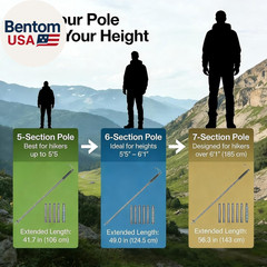 Trekking Pole Tactical Walking Stick, Multifunctional Lightweight Aircraft Alumi