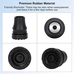 Anti-Slip Walking Stick Crutch Cane Rubber Tip Pad Cover 16-22mm Hiking