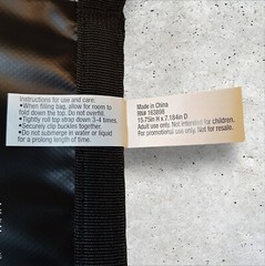 Vans Black Water-Resistant Bag