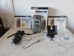 Garmin GPSMAP 76S Waterproof Marine Outdoor Handheld Map Navigator W/Accessories
