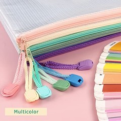 Mesh Zipper Pouch Bags, Letter/A4 | Waterproof Zipper Bags, Document 6 Pack