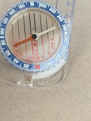 Vintage Silva System Precision Compass Type 3 Explorer III Clear Made in Sweden