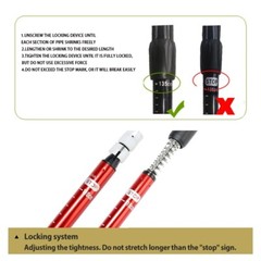 Lightweight Collapsible Trekking Poles for hiking – Adjustable Walking SticksFor