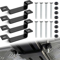 Roof Top Tent Mounting Clamp 4pcs U Bracket for Jeep Roof Rack Rustproof