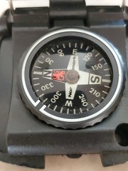 Normark PL 180 Black Pocket Compass Floatable Shock Proof Hiking Jewel Bearing
