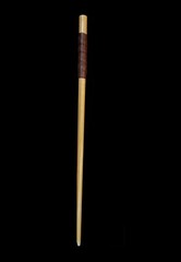 1 in. Hickory Hiking Staff With leather Handle and Wrist Strap. 40 in. to 60 in.