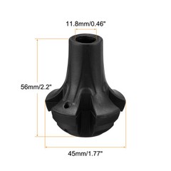 2Pcs Trekking Pole Replacement Accessories Spherical Walking Stick Tips