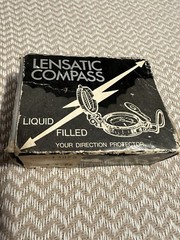Vintage Engineer Lensatic Precise Liquid Filled Compass Japan-With Original Box!