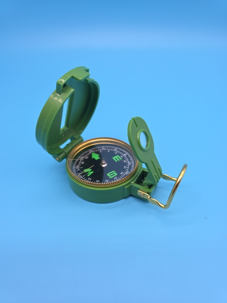Engineer Directional Lensatic Folding Pocket Compass