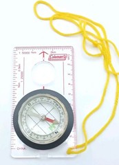 Coleman Compass with Magnifier Hikers Maps Scouts Backpacking Camping