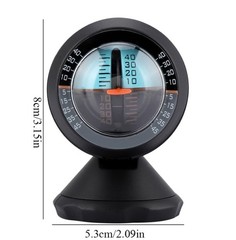 Car Vehicle Inclinometer Slope Indicator Meter Level Tilt Gauge Road Instrument