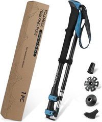GPTCAMP Hiking Stick,1PC Trekking Pole Collapsible Hiking Pole,Lightweight Foldi