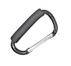Carabiner Aluminum Large D Shape Snap Hook Cushion Grip 5”