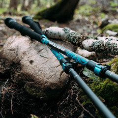 Strider X Carbon Fiber Trekking Poles – Adjustable Lightweight Hiking Poles with