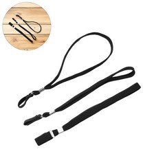 6Pcs Hiking Rope Black Fiber Strong Lanyard for Walking Stick Outdoor Use
