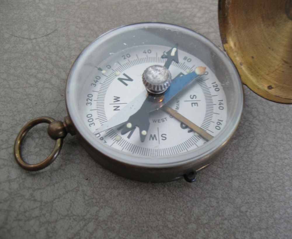 Brass Compass by W. Germany.