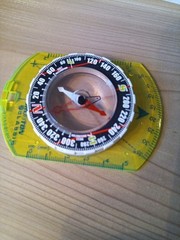 Brunton Classic Compass With Optic Green Baseplate 9020G