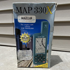 Magellan MAP 330X Handheld GPS Receiver w/ MapSend Streets USA CD-ROM, Blue