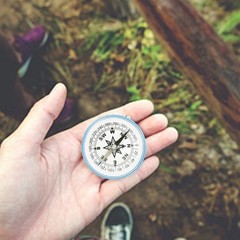 Round Accurate Compasses for Hiking Outdoor Camping Motoring Boating Survival