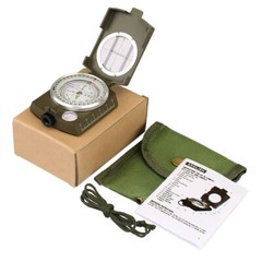 Pocket Transit Waterproof Compass for Surveyors Forester Hiking Camping Marching