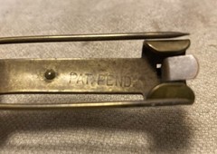 Vintage TRU-NORD Brass Clip On Compass V E Budlong Brainerd, Minn. Works