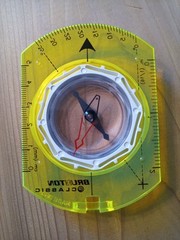 Brunton Classic Compass With Optic Green Baseplate 9020G