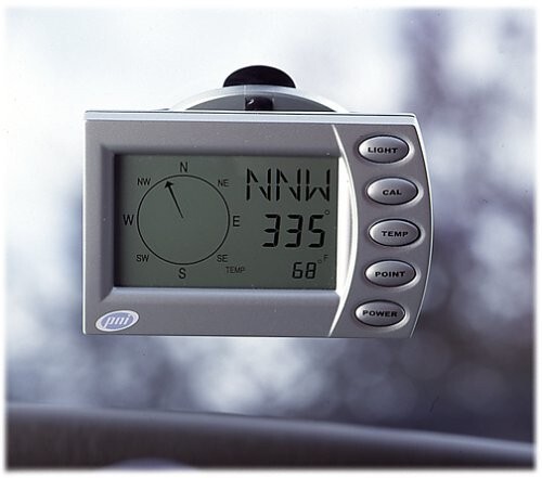 WayFinder V2000 Digital Car Compass with Inside & Outside Temp. Ice Alert # 2142