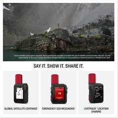 Garmin inReach® Mini 3 Plus, Rugged Global Satellite Communicator with