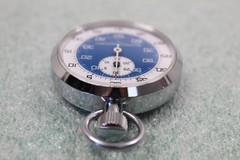 Compass Industries Stopwatch 1/5 Sec Swiss Made Vintage In original box