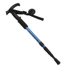 2 Telescopic Walking Sticks Lightweight Adjustable For Hiking Outdoors