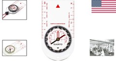 Luminous Suunto A-30 Compass: Essential for Hiking, Trekking & Wilderness Trails