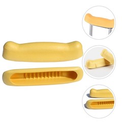 2Pcs Durable Yellow Foam Underarm Crutch Pads Protective Replacement Covers