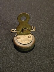 Marble’s Gladstone Michigan brass compass pin back