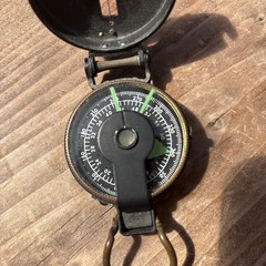 Vintage Engineer Directional Compass – 60s Made in Japan – Patina
