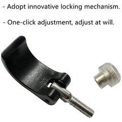 2 Pack Walking Pole Lock Handle, Climbing Pole External Lock Trekking Stick L…