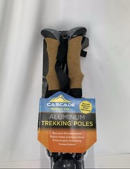 CASCADE Mountain Tech Trekking Aluminum Adjustable Poles Hiking Walking NEW