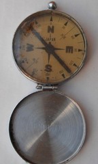 Two vintage Compasses–Japan…YCM Lensatic + Unbranded……old er