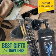 Ultralight Folding Hiking Poles – Travel-Friendly, Rubber Feet, Baskets & Carry