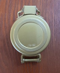 Vintage Lensatic Compass Liquid Filled Edge from Japan Functional Gold color