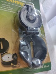 Coghlan’s Lensatic Compass with Case, Liquid Filled, Camping Survival Emergency