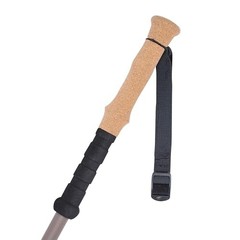 Cascade Mountain Tech Trekking Poles – Carbon Fiber Pack of 1, Brown One Pole