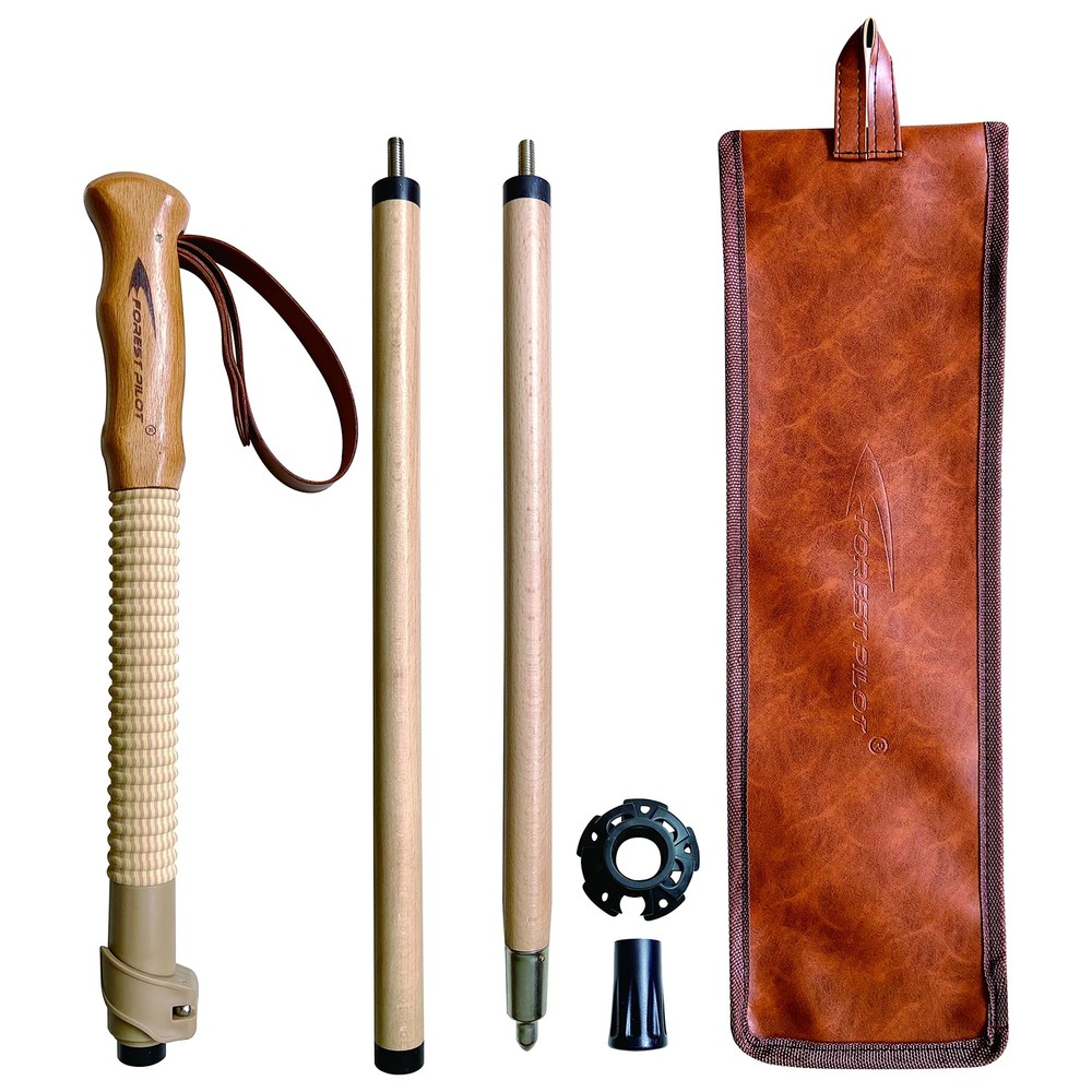 Trekking Pole- 1-pc Pack – Adjustable Hiking or Walking Stick –Strong Natural…