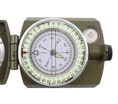 Portable Camping Compass Military Army Geology Lensatic Prismatic Compass