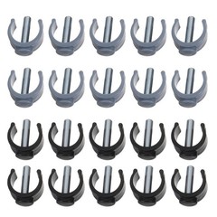 20 Pcs Crutch Accessories Crutches Replacement Parts Cane Protectors Accessory