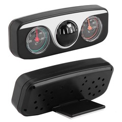 3 In 1 Car Truck Dash Mount Navigation Thermometer Hygrometer TESZ