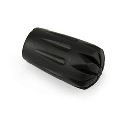 Black Rubber Diamond Trekking Pole Tip Protectors – Hiking 9PCS Bullet Tips