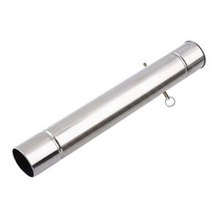 Camping Outdoor Cooking Chimney Kit Spark Arrestor Straight Pipe Connection