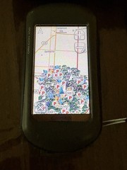 Garmin Oregon 450 Handheld Color Touch Screen GPS Maps Hiking Navigation Case