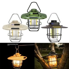 USB Rechargeable Portable Light for Camping Retro Horse Lamp 14.5x12cm